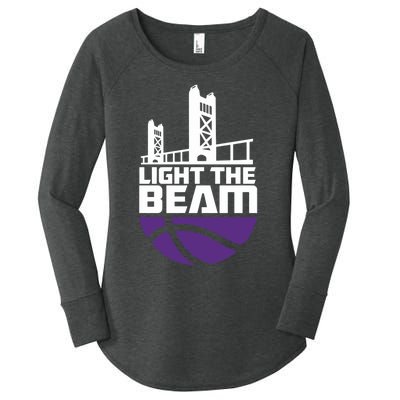 Light The Beam Sacramento Women's Perfect Tri Tunic Long Sleeve Shirt