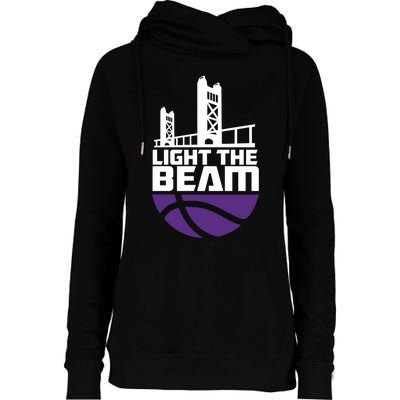 Light The Beam Sacramento Womens Funnel Neck Pullover Hood