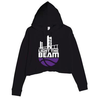 Light The Beam Sacramento Crop Fleece Hoodie