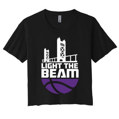 Light The Beam Sacramento Women's Crop Top Tee