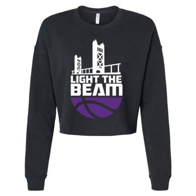 Light The Beam Sacramento Cropped Pullover Crew