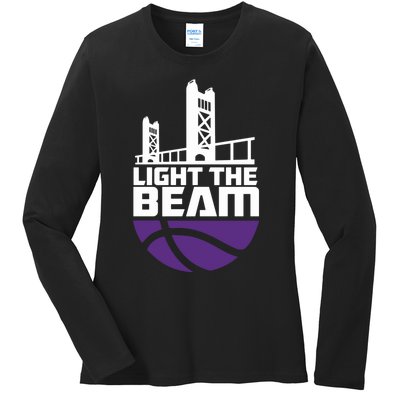 Light The Beam Sacramento Ladies Long Sleeve Shirt