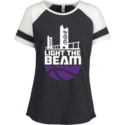 Light The Beam Sacramento Enza Ladies Jersey Colorblock Tee