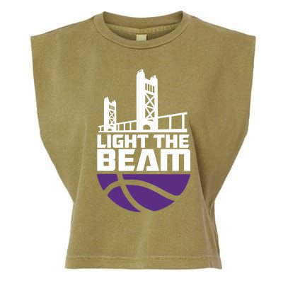 Light The Beam Sacramento Garment-Dyed Women's Muscle Tee