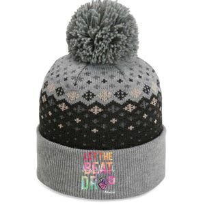 Let The Beat Drop Adenosine Funny Rn Nurses Heartbeat Cute Gift The Baniff Cuffed Pom Beanie