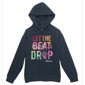 Let The Beat Drop Adenosine Funny Rn Nurses Heartbeat Cute Gift Urban Pullover Hoodie