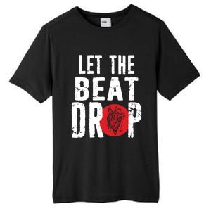 Let The Beat Drop Adenosine Heart Sciencet Hu Anatomy Gift Tall Fusion ChromaSoft Performance T-Shirt