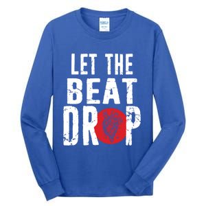 Let The Beat Drop Adenosine Heart Sciencet Hu Anatomy Gift Tall Long Sleeve T-Shirt