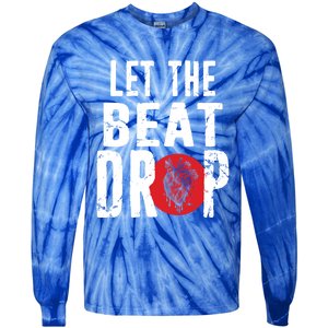 Let The Beat Drop Adenosine Heart Sciencet Hu Anatomy Gift Tie-Dye Long Sleeve Shirt