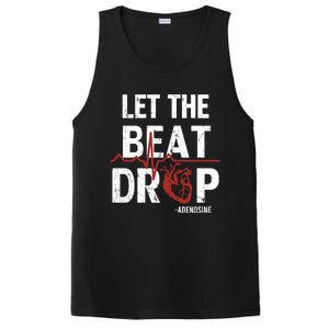 Let The Beat Drop Adenosine Nurse Gift PosiCharge Competitor Tank