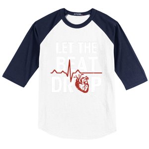 Let The Beat Drop Adenosine Nurse Gift Baseball Sleeve Shirt