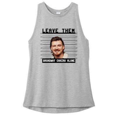 Leave Them Broadway Chairs Alone Ladies PosiCharge Tri-Blend Wicking Tank