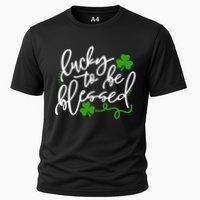 Lucky To Be Blessed Cooling Performance Crew T-Shirt