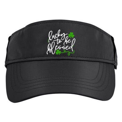 Lucky To Be Blessed Adult Drive Performance Visor
