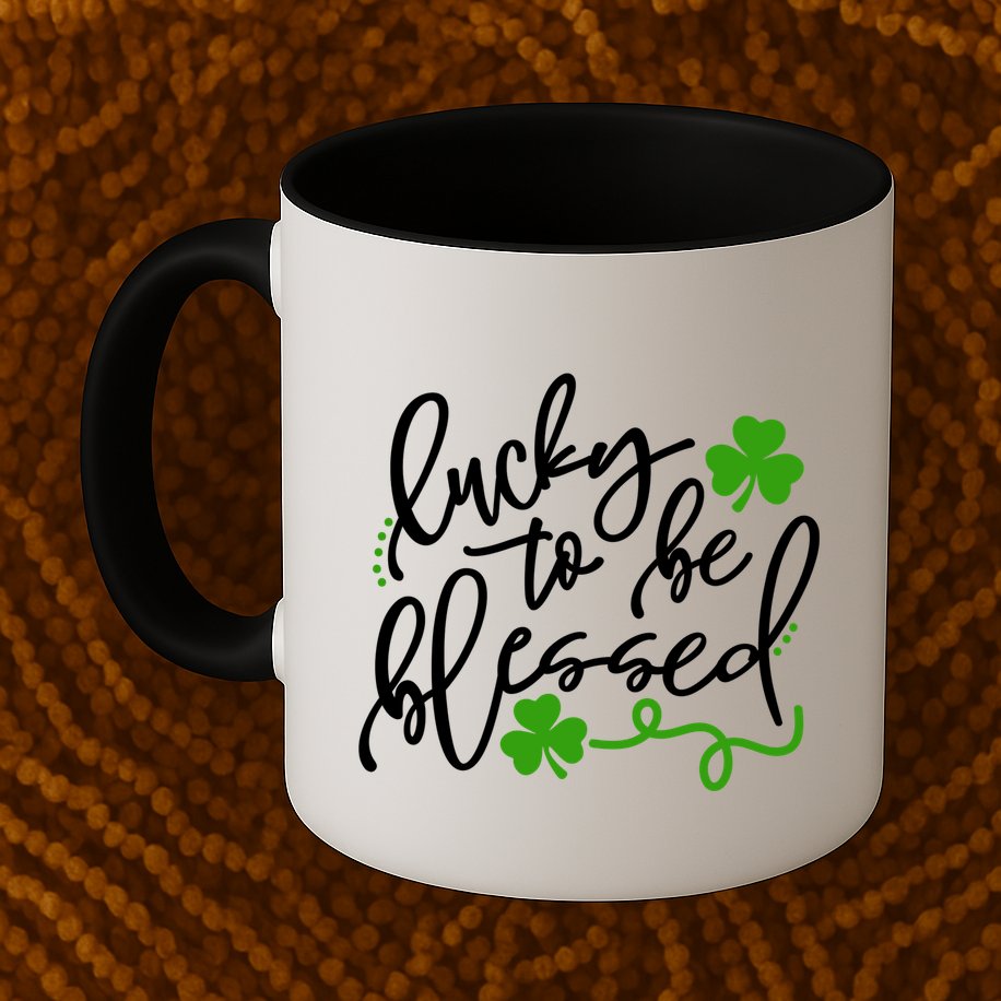 Lucky To Be Blessed Mug