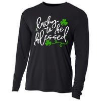 Lucky To Be Blessed Cooling Performance Long Sleeve Crew