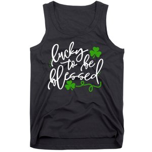 Lucky To Be Blessed Tank Top