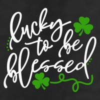 Lucky To Be Blessed Golf Towel