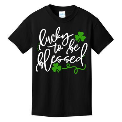 Lucky To Be Blessed Kids T-Shirt