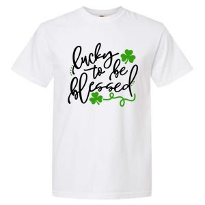 Lucky To Be Blessed Garment-Dyed Heavyweight T-Shirt