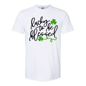 Lucky To Be Blessed Softstyle CVC T-Shirt