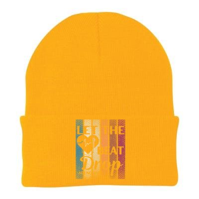 Let The Beat Drop Adenosine Vintage Distressed Cute Gift Knit Cap Winter Beanie