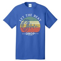 Let The Beat Drop Adenosine Vintage Sunset Funny Gift Tall T-Shirt