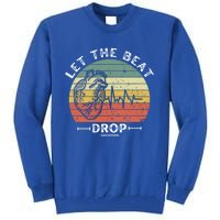 Let The Beat Drop Adenosine Vintage Sunset Funny Gift Tall Sweatshirt