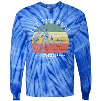 Let The Beat Drop Adenosine Vintage Sunset Funny Gift Tie-Dye Long Sleeve Shirt