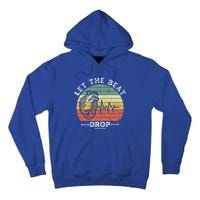 Let The Beat Drop Adenosine Vintage Sunset Funny Gift Tall Hoodie