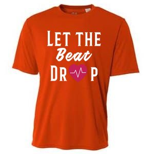 Let The Beat Drop Funny Nurse Adenosine Meaningful Gift Cooling Performance Crew T-Shirt