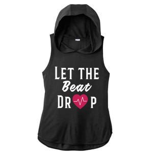 Let The Beat Drop Funny Nurse Adenosine Meaningful Gift Ladies PosiCharge Tri-Blend Wicking Draft Hoodie Tank