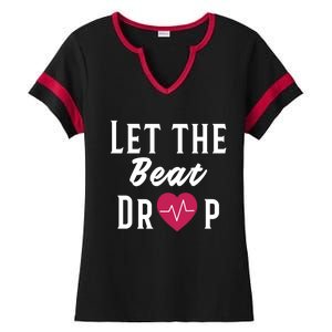 Let The Beat Drop Funny Nurse Adenosine Meaningful Gift Ladies Halftime Notch Neck Tee