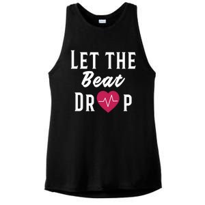 Let The Beat Drop Funny Nurse Adenosine Meaningful Gift Ladies PosiCharge Tri-Blend Wicking Tank