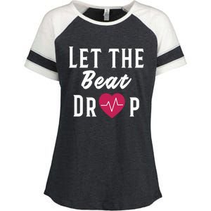 Let The Beat Drop Funny Nurse Adenosine Meaningful Gift Enza Ladies Jersey Colorblock Tee