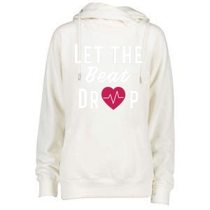 Let The Beat Drop Funny Nurse Adenosine Meaningful Gift Womens Funnel Neck Pullover Hood