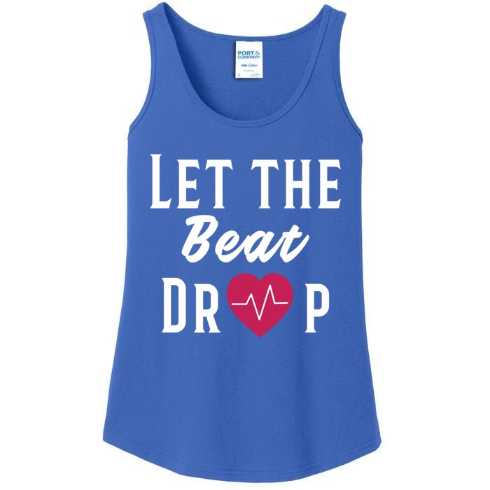 Let The Beat Drop Funny Nurse Adenosine Meaningful Gift Ladies Essential Tank