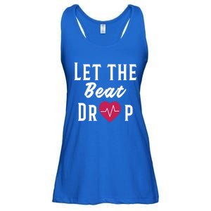 Let The Beat Drop Funny Nurse Adenosine Meaningful Gift Ladies Essential Flowy Tank