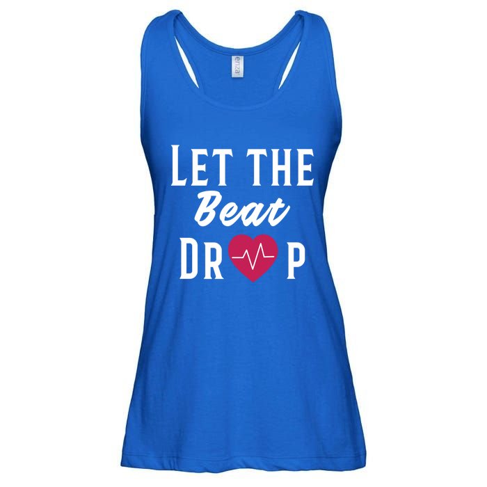 Let The Beat Drop Funny Nurse Adenosine Meaningful Gift Ladies Essential Flowy Tank