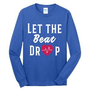 Let The Beat Drop Funny Nurse Adenosine Meaningful Gift Tall Long Sleeve T-Shirt