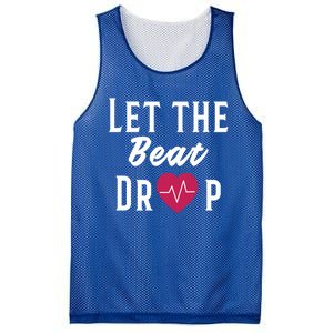 Let The Beat Drop Funny Nurse Adenosine Meaningful Gift Mesh Reversible Basketball Jersey Tank