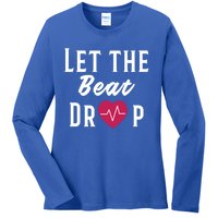 Let The Beat Drop Funny Nurse Adenosine Meaningful Gift Ladies Long Sleeve Shirt