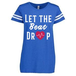 Let The Beat Drop Funny Nurse Adenosine Meaningful Gift Enza Ladies Jersey Football T-Shirt