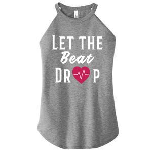 Let The Beat Drop Funny Nurse Adenosine Meaningful Gift Women's Perfect Tri Rocker Tank