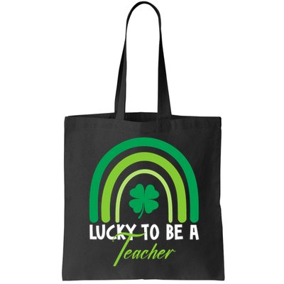 Lucky To Be A Teacher St Patricks Day Bag