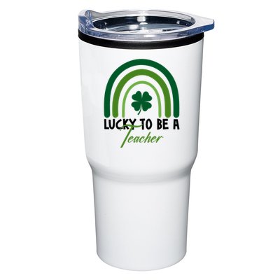 Lucky To Be A Teacher St Patricks Day Tumbler