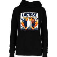 Lactose Tolerant Bold Statement Meme Funny 09r98m Womens Funnel Neck Pullover Hood