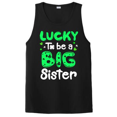 Lucky To Be A Sister St Patricks Day Shamrock Girl PosiCharge Competitor Tank