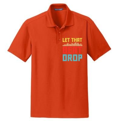 Let That Beat Drop Beats Beat Makers Music Producer Dad Gift Dry Zone Grid Polo