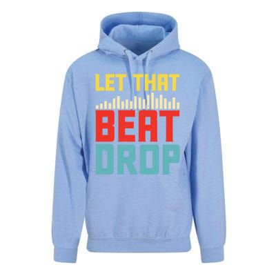 Let That Beat Drop Beats Beat Makers Music Producer Dad Gift Unisex Surf Hoodie